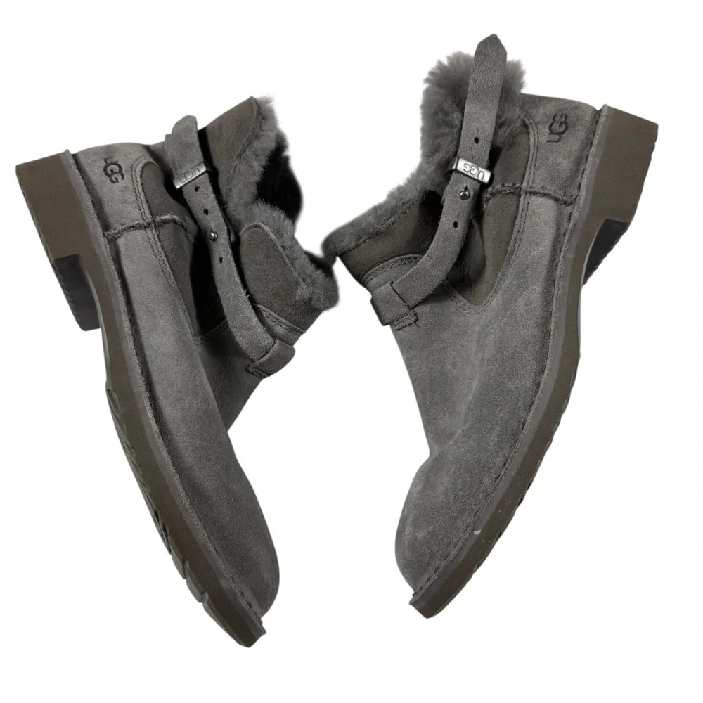 UGG Elisa Suede Sheepskin lined booties, 7
